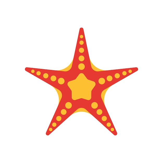 Ilustración de vector de estrella de mar