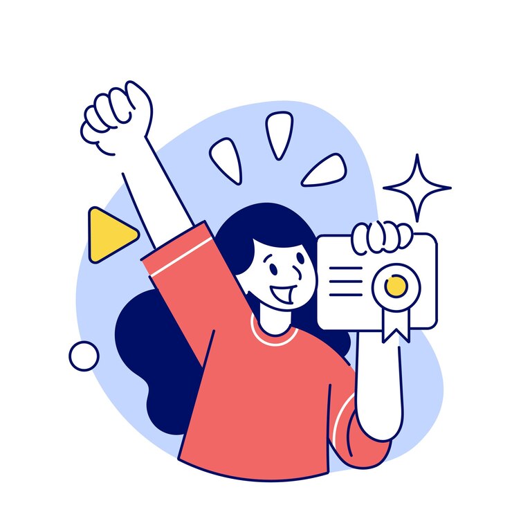 Ilustración de vector de estudio de actividad de niña