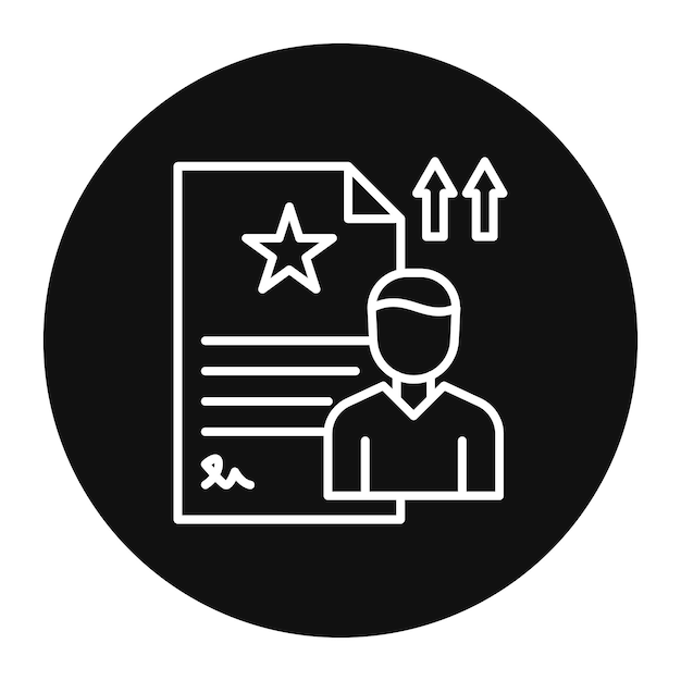 Ilustración del vector de evaluación del rendimiento