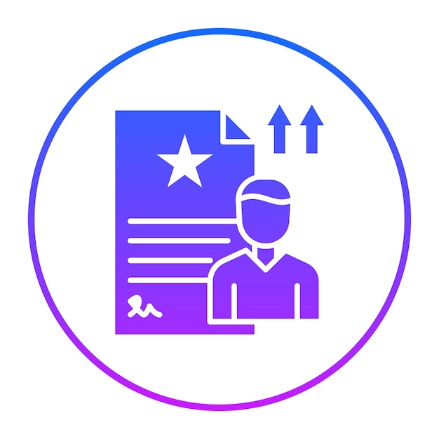 Ilustración del vector de evaluación del rendimiento