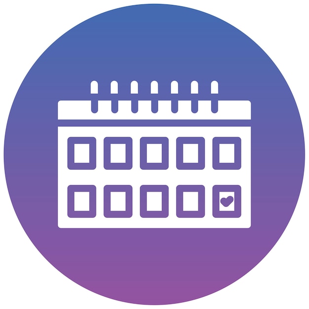 Ilustración del vector de eventos programados