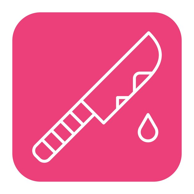 Ilustración del vector de evidencia de la sangre