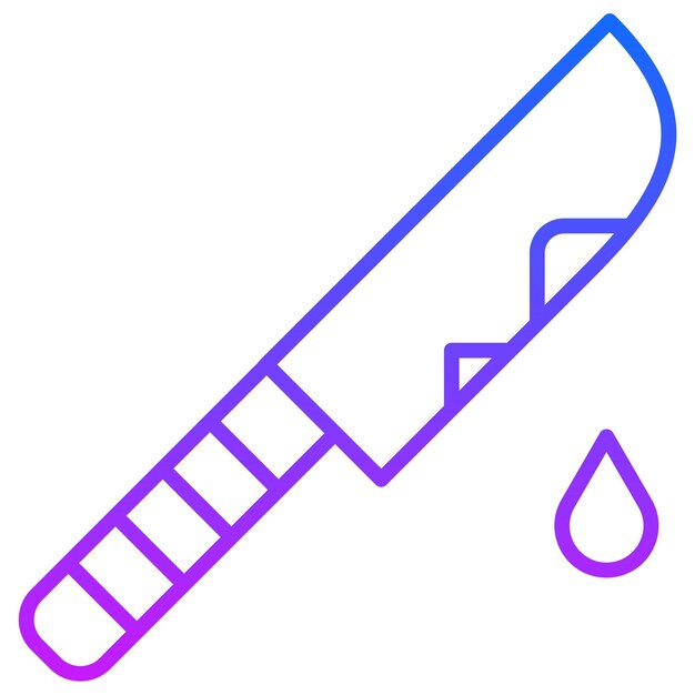 Ilustración del vector de evidencia de la sangre