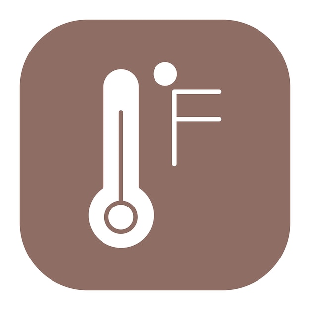 Ilustración del vector de Fahrenheit