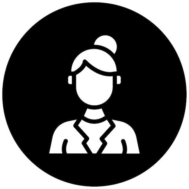 Ilustración del vector femenino del gerente