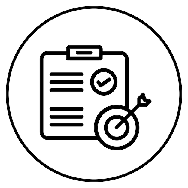 Ilustración del vector de fijación de objetivos