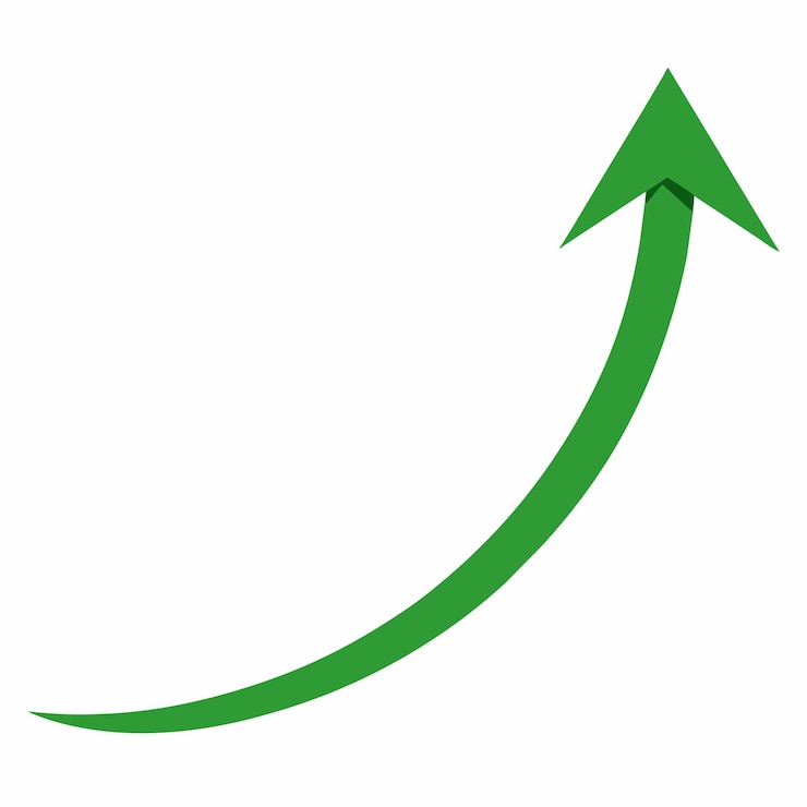 Vector ilustración de vector de flecha minimalista icono de estilo plano de moda para la interfaz de usuario del logotipo del sitio web y el diseño de aplicaciones