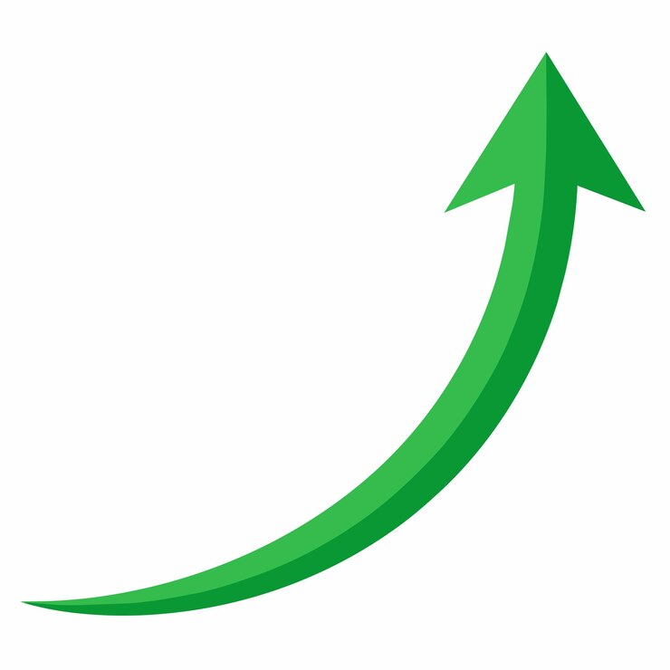 Vector ilustración de vector de flecha minimalista icono de estilo plano de moda para la interfaz de usuario del logotipo del sitio web y el diseño de aplicaciones