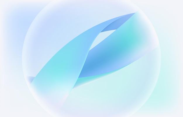 Ilustración de Vector de fondo abstracto azul y verde.