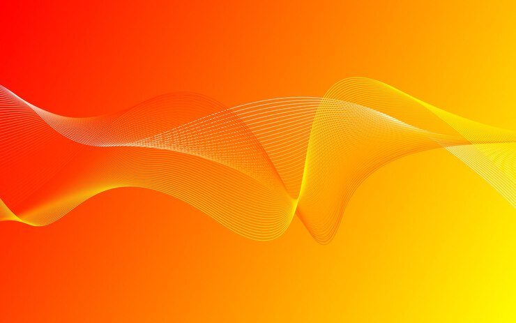 Ilustración de vector de fondo abstracto de línea ondulada colorida