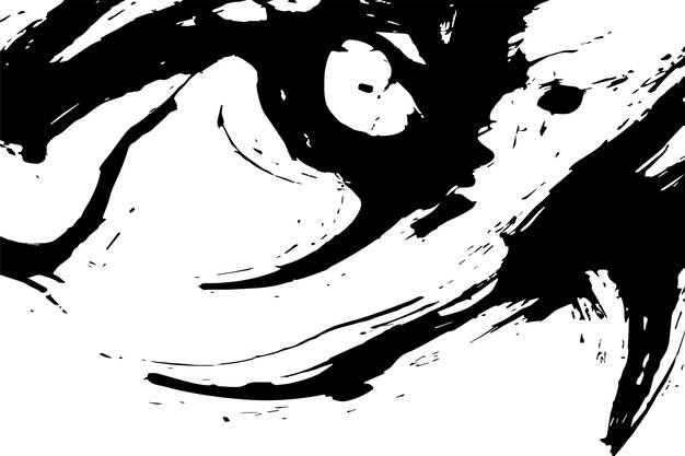 Ilustración de vector de fondo abstracto monocromo de textura abstracta en blanco y negro