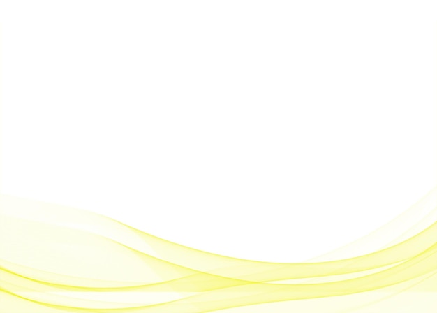 Ilustración del vector de fondo abstracto de onda amarilla