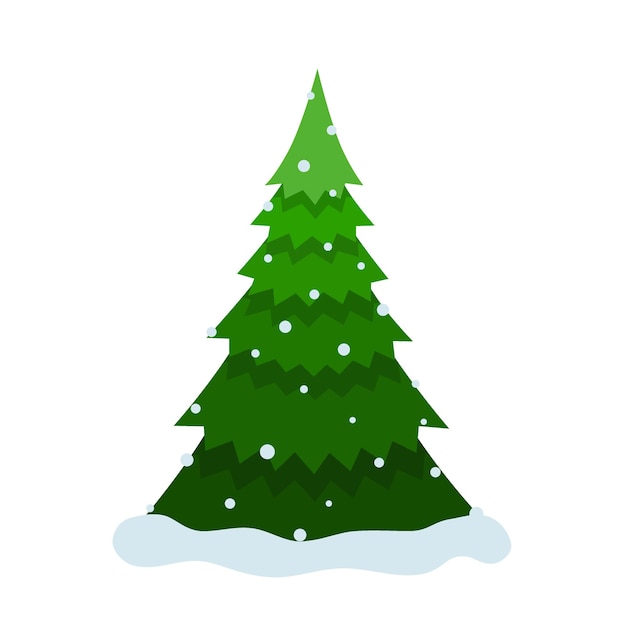 Ilustración de vector de fondo de árbol de Navidad feliz Navidad y feliz año nuevo