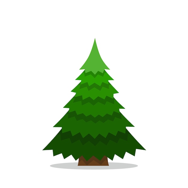 Vector ilustración de vector de fondo de árbol de navidad feliz navidad y feliz año nuevo