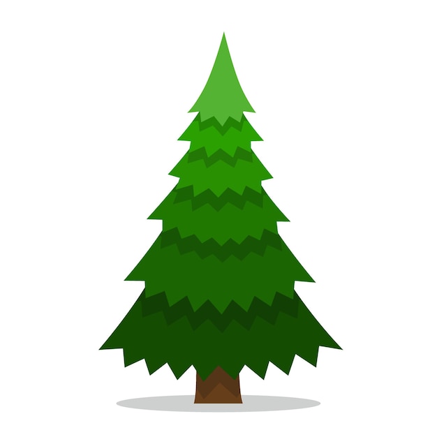 Vector ilustración de vector de fondo de árbol de navidad feliz navidad y feliz año nuevo