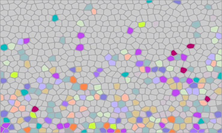 Vector ilustración de vector de fondo de azulejos de mosaico