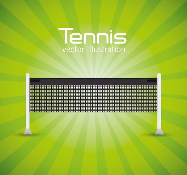 Vector ilustración de vector de fondo brillante verde red tenis eps 10