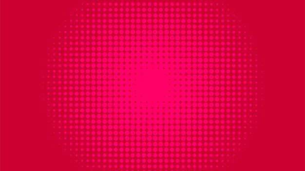 Ilustración de vector de fondo cómico rojo