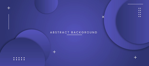 Ilustración de vector de fondo degradado azul geométrico abstracto