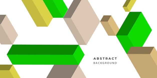 Ilustración de vector de fondo de diseño de formas geométricas abstractas modernas