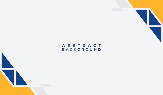 Ilustración de vector de fondo geométrico abstracto azul y amarillo