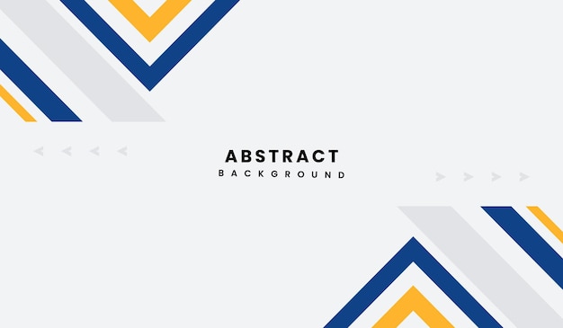 Ilustración de vector de fondo geométrico abstracto azul y amarillo