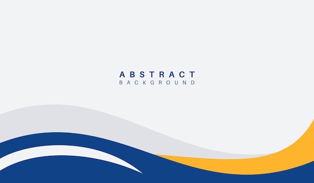 Ilustración de vector de fondo geométrico abstracto azul y amarillo