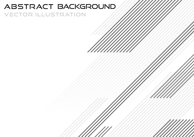 Ilustración de vector de fondo de línea blanca abstracta