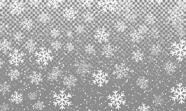 Vector ilustración de vector de fondo de nieve que cae