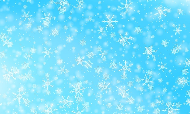 Ilustración de Vector de fondo de nieve que cae