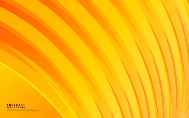 Ilustración del vector de fondo de onda de fondo naranja