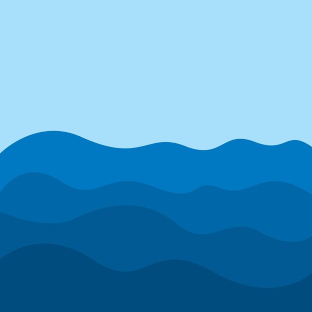 Ilustración de vector de fondo de onda
