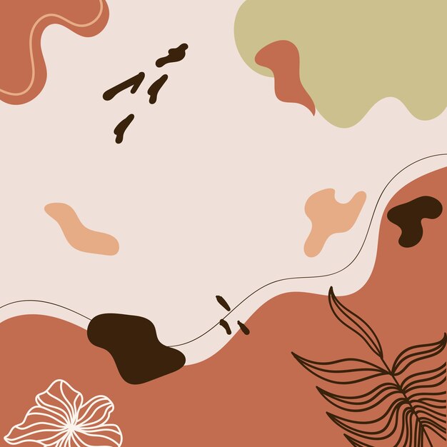 Ilustración de Vector de fondo de otoño