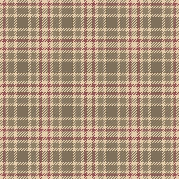 Ilustración de vector de fondo de patrón de cuadros de tartán sin costuras