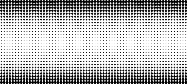 Ilustración de Vector de fondo de puntos monocromos de textura de semitono abstracto