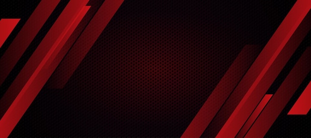Ilustración de vector de fondo rojo geométrico abstracto