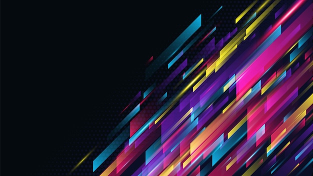 Ilustración de vector de fondo de tecnología abstracta de alta velocidad de alta velocidad
