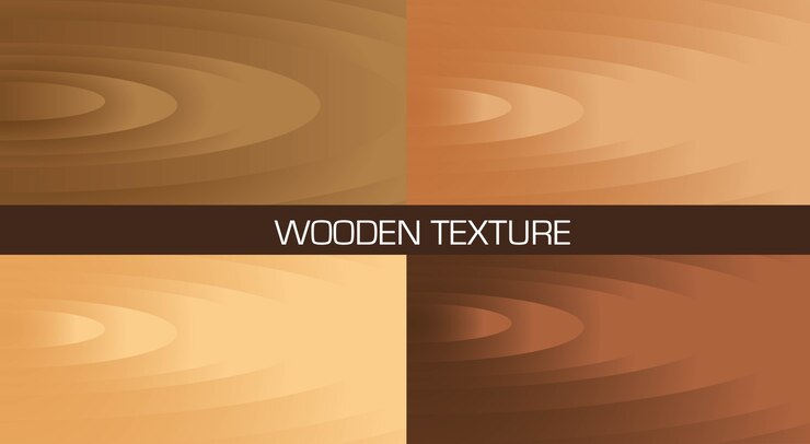 Vector ilustración de vector de fondo de textura de madera marrón cuatro