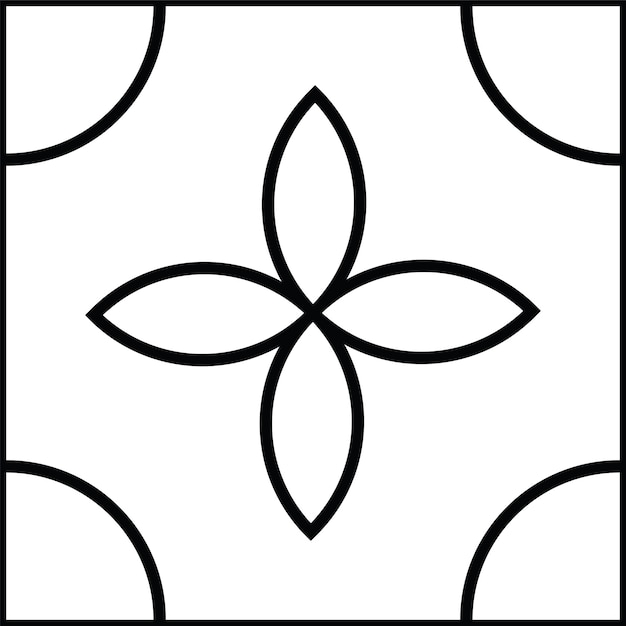 Ilustración de vector de forma de patrón abstracto aleatorio