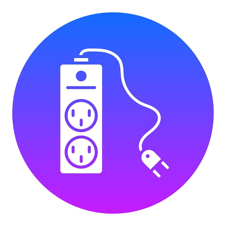 Vector ilustración del vector de la franja de potencia