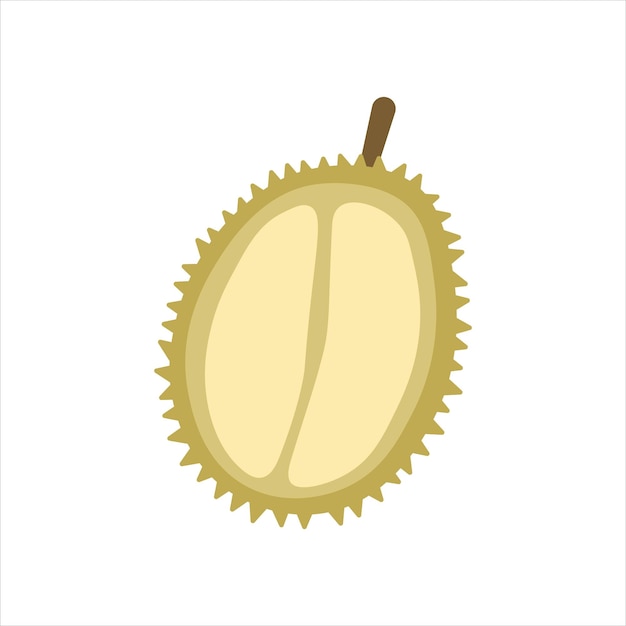 Ilustración de vector de fruta exótica durian