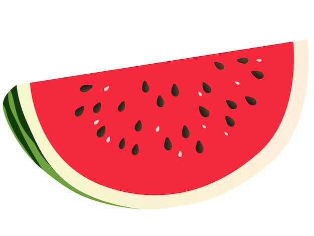 Ilustración de vector de fruta de sandía