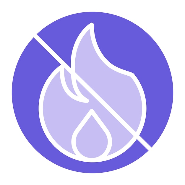 Ilustración del vector de fuego del aceite