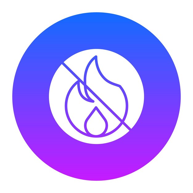 Ilustración del vector de fuego del aceite