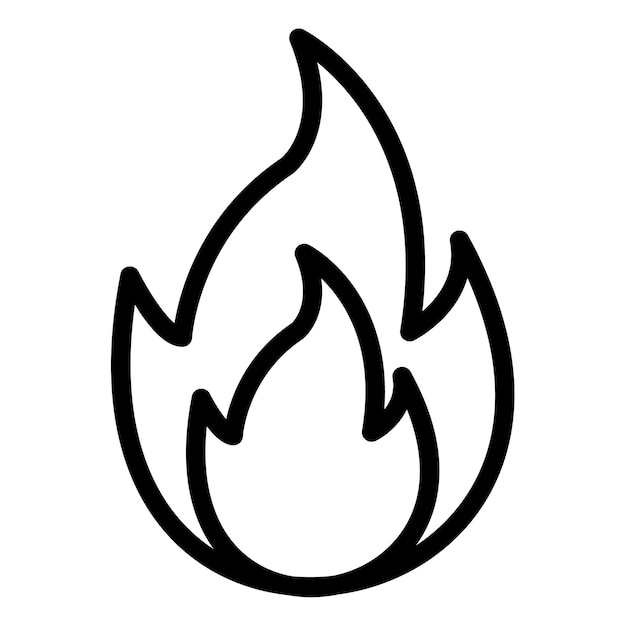 Ilustración del vector del fuego