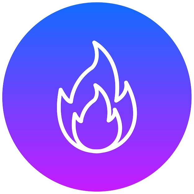 Ilustración del vector del fuego