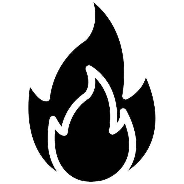 Ilustración del vector del fuego