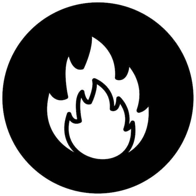Ilustración del vector del fuego
