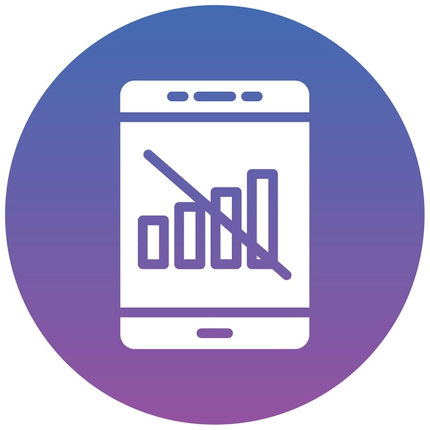 Ilustración del vector fuera de la señal celular