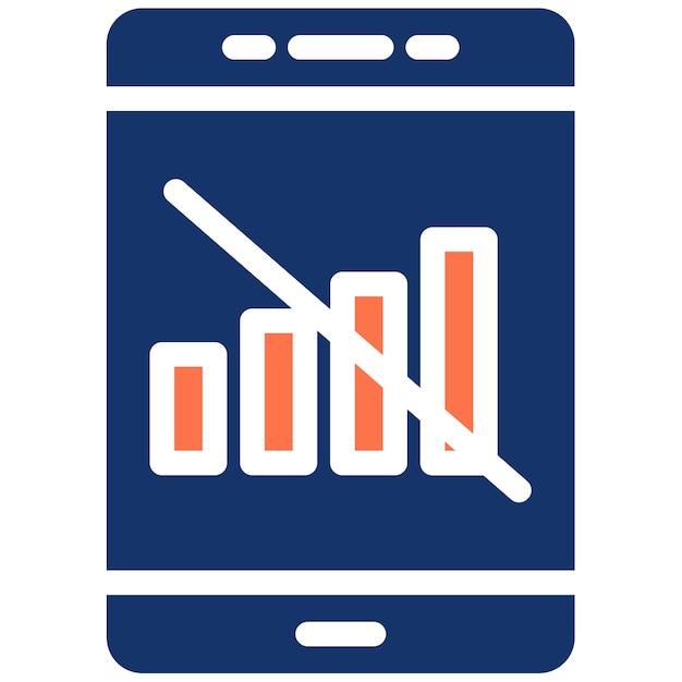 Ilustración del vector fuera de la señal celular